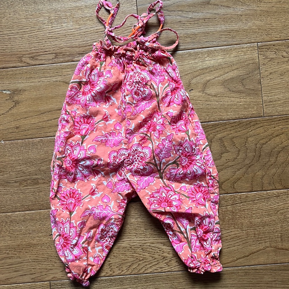 Almirah Flower Jumpsuit size 6-12 months